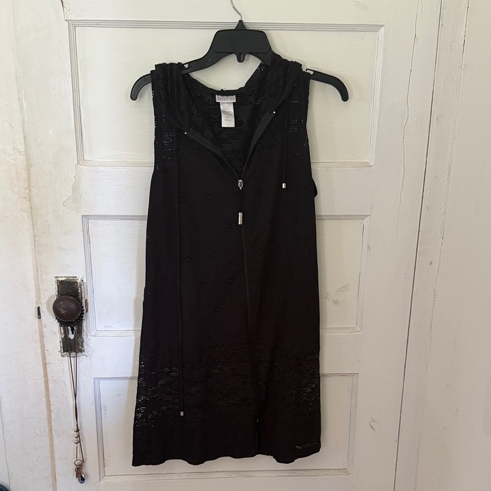 Black Lace Mini sun Dress